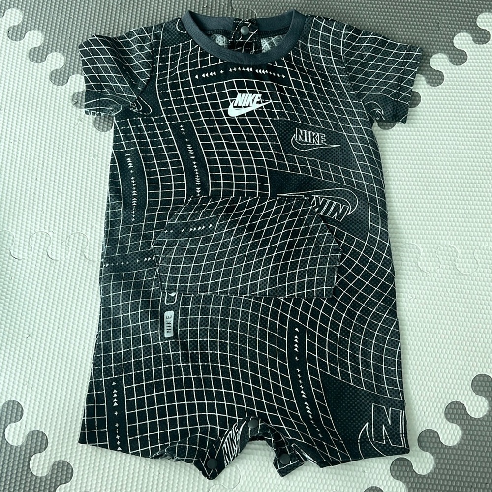 Little boys Nike romper.